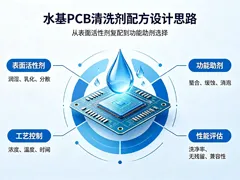 水基PCB清洗剂配方设计思路:从表面活性剂复配到功能助剂选择